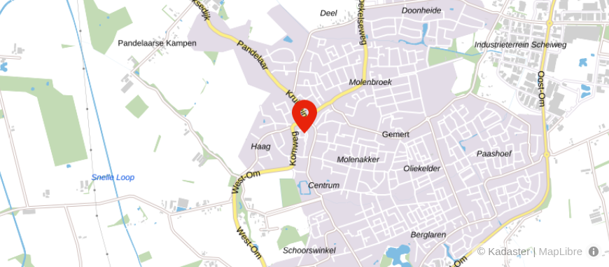 Locatie van Gerrits & van Gulick cs Notarissen