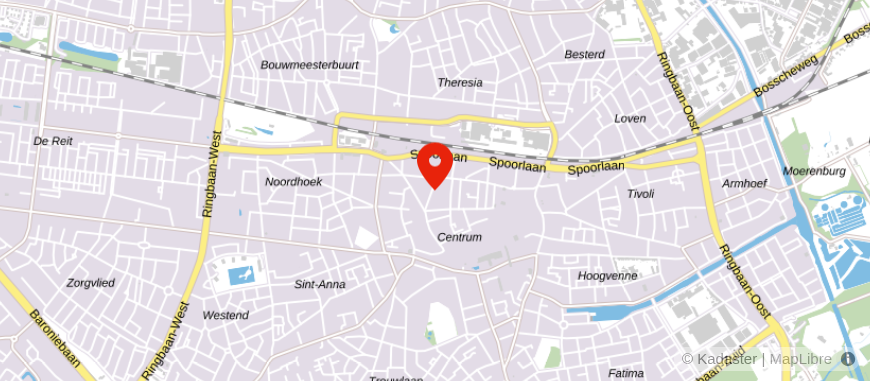 Locatie van Daamen de Kort van Tuijl Notarissen