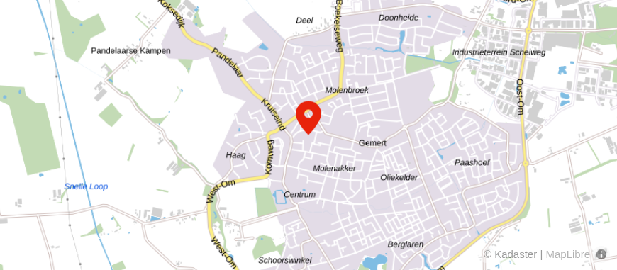 Locatie van Assurantie- en Financieringskantoor Van Bree