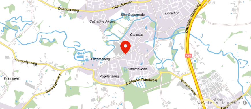 Locatie van Van den Berk Assurantiën