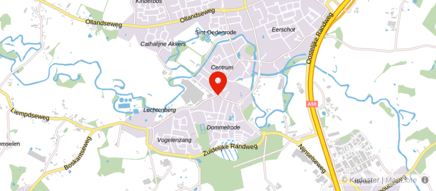 Locatie van C. v. Schijndel Verzekerigen, Hypotheken en Echts.