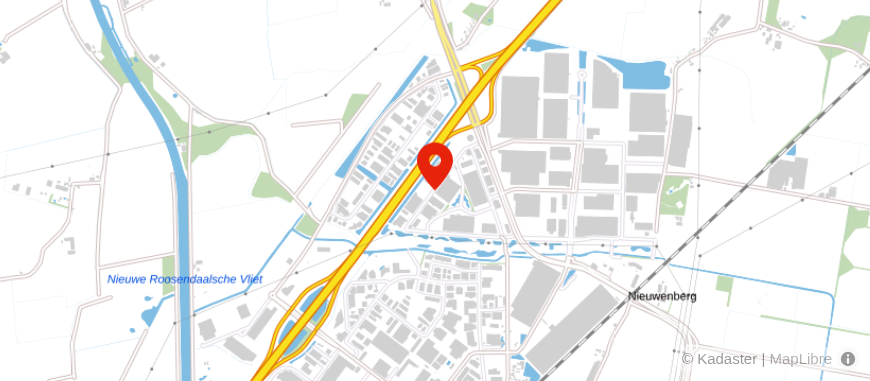 Locatie van Moore DRV - Roosendaal