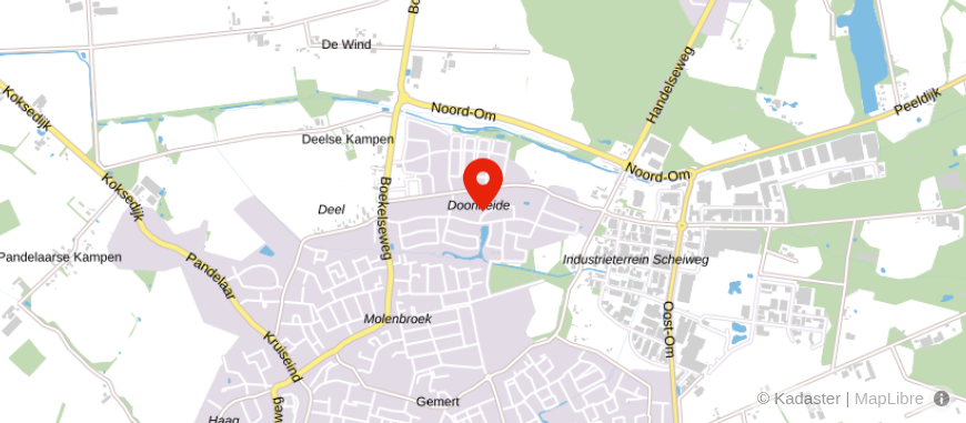 Locatie van VSD administratie en advies