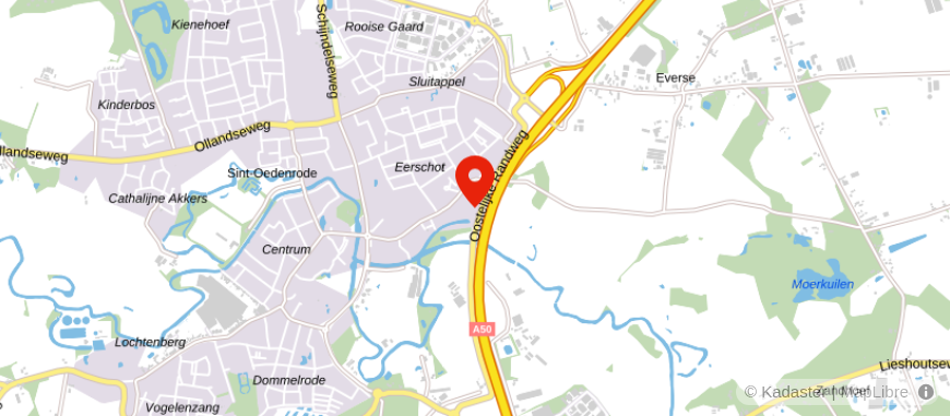 Locatie van Van Kuringe Adviesgroep