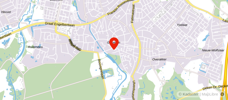 Locatie van Gimbrère Makelaars