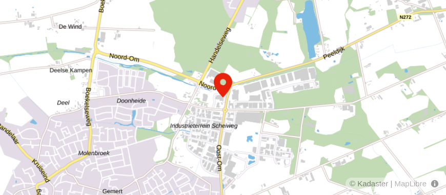 Locatie van Van Helvoort Registermakelaars in