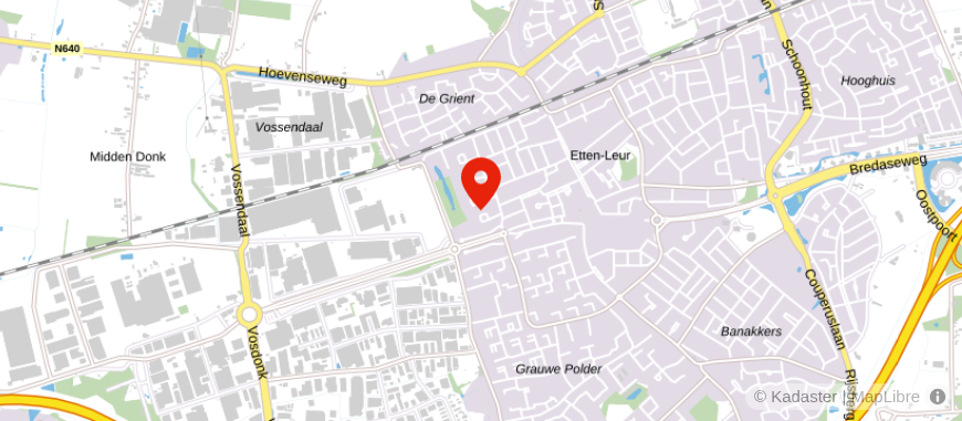 Locatie van Van Bruggen Etten-Leur