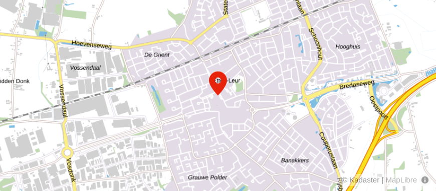 Locatie van De Hypotheekshop Etten-Leur
