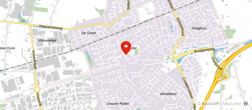 Locatie van Roels & Van Ginneken