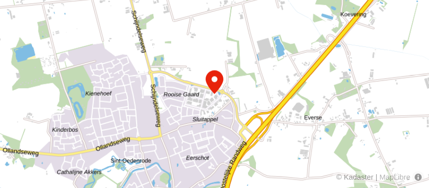 Locatie van Van de Ven Accountants/Adviseurs