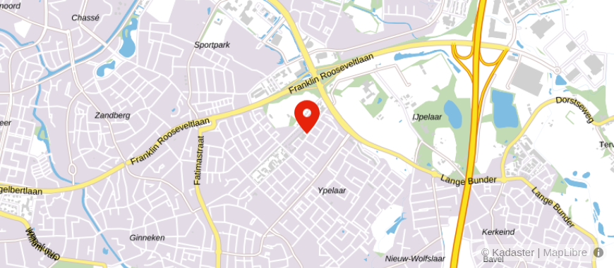 Locatie van Hypodomus makelaar Breda