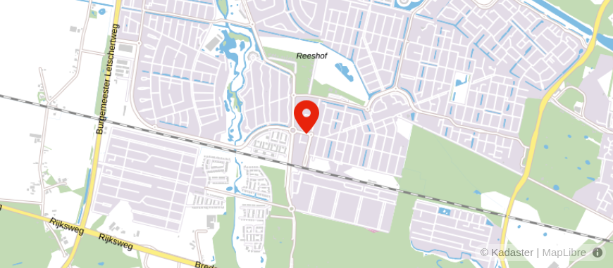 Locatie van De Hypotheker Tilburg Reeshof