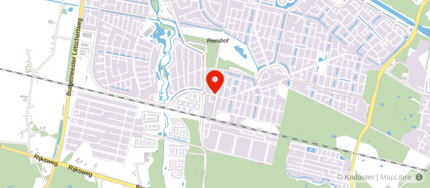 Locatie van De Hypotheekshop Tilburg Reeshof