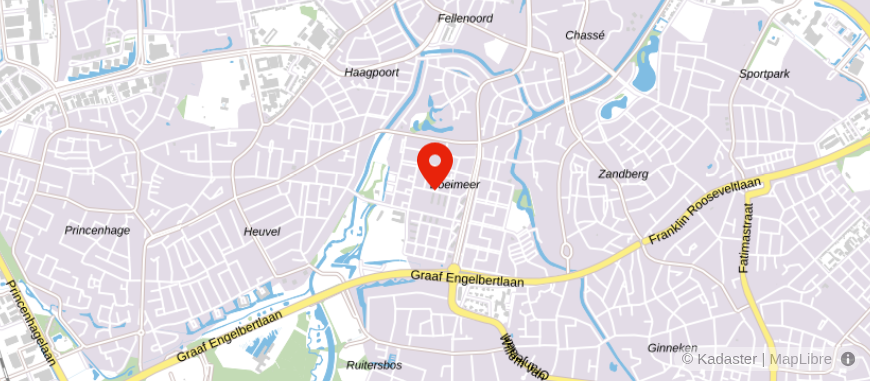 Locatie van van Caulil & Nagelkerke makelaars
