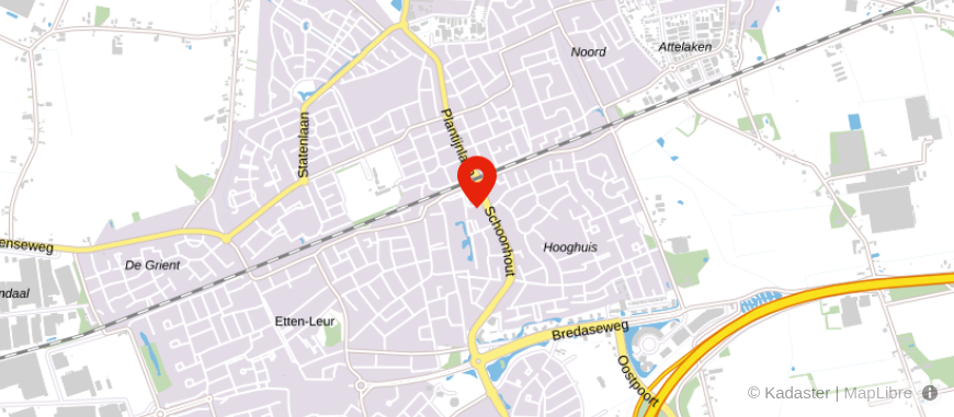 Locatie van Rovers Van Hoof