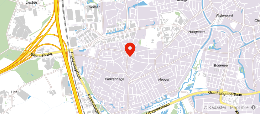 Locatie van Mariska Franken Vastgoed