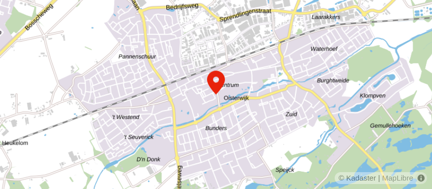 Locatie van Midden Brabant Advies