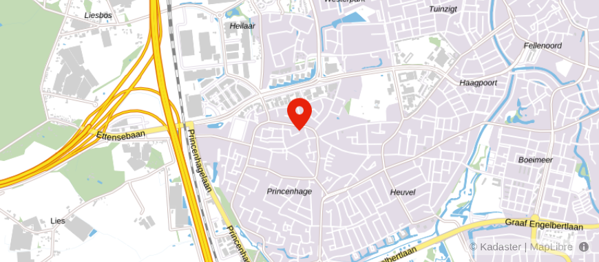Locatie van Aogje Notariaat