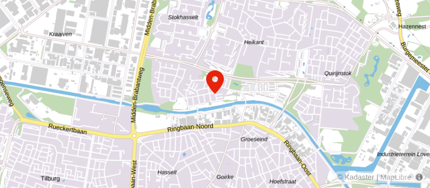 Locatie van Pensioen Vizier