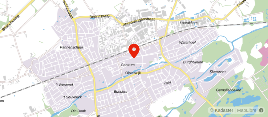 Locatie van De Hypotheekshop Oisterwijk