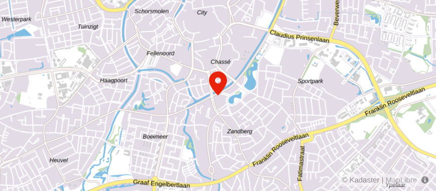 Locatie van Van Lanschot Breda