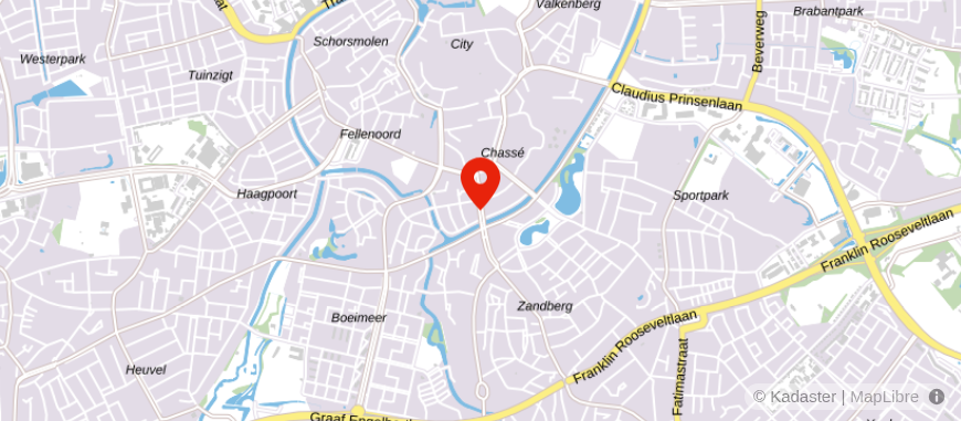 Locatie van Clercx Claassen Leenders Netwerk Notarissen