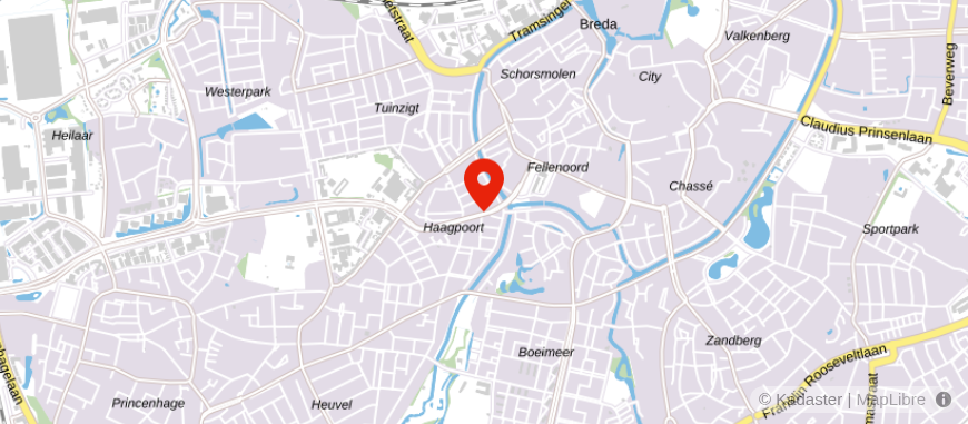 Locatie van Van Langevelde Makelaardij