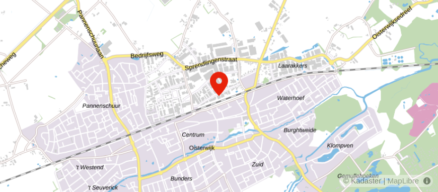 Locatie van Intergroep Pensioen & Advies B.V.