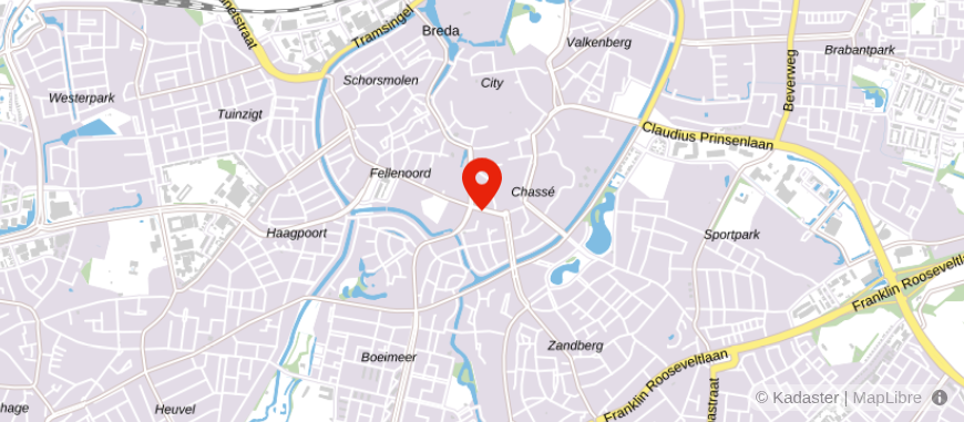 Locatie van De Hypotheker Breda