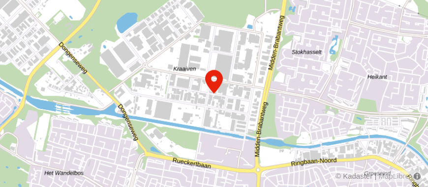 Locatie van Schipperheijn & Partners Tilburg
