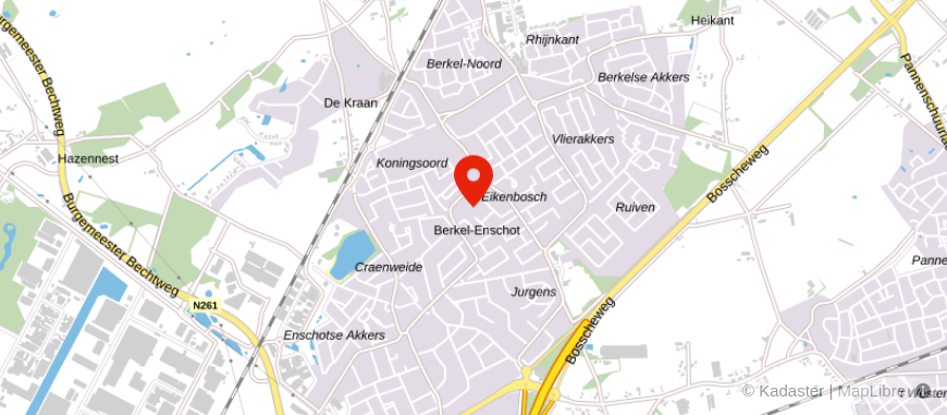 Locatie van DKVL Groep