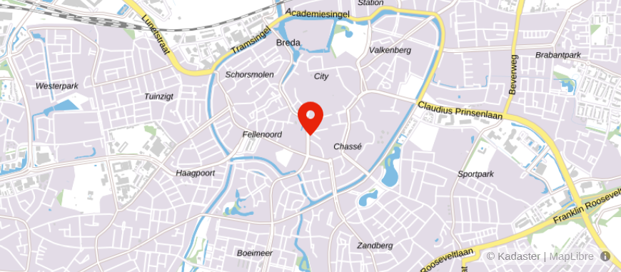 Locatie van Van Loon - Breda
