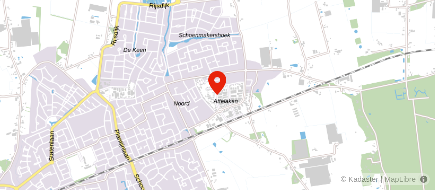 Locatie van Gercon Administratie & Adviesburo