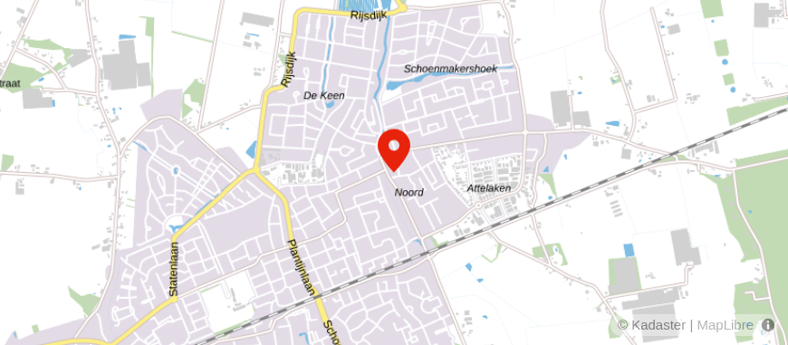 Locatie van Vissers Adviesgroep