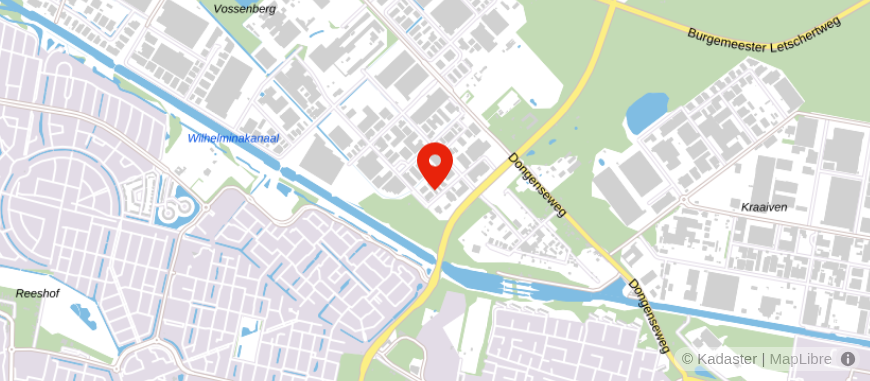 Locatie van Finovion Tilburg
