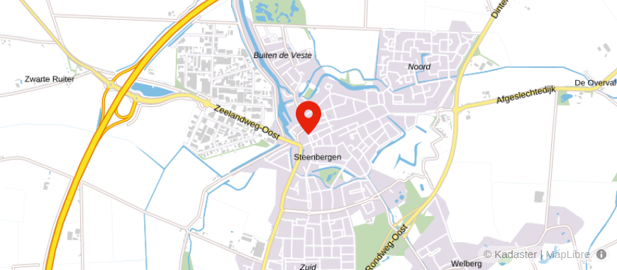 Locatie van Financiële Meesters Steenbergen
