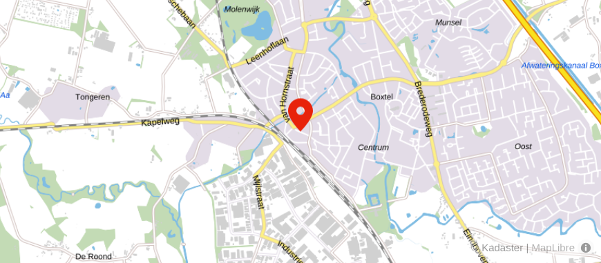 Locatie van Uitvaartonderneming H.G.J. Bijnen