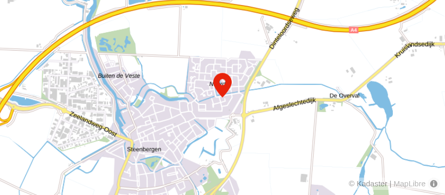 Locatie van Kantoor Verbeek