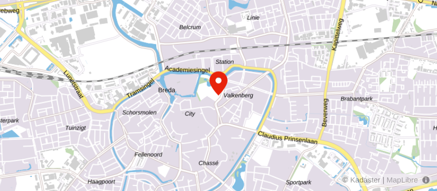 Locatie van Van den Heuvel Consultancy