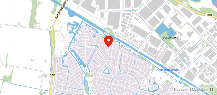 Locatie van Tilburg Taxatie