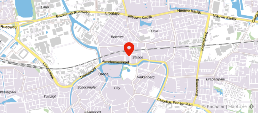 Locatie van Hypotheek Visie Breda