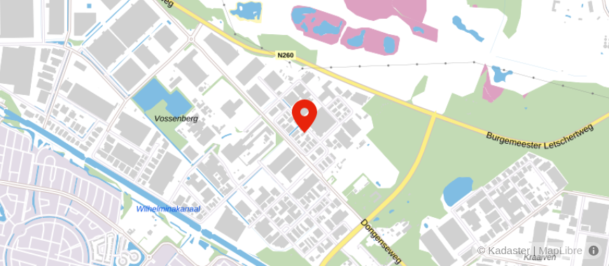 Locatie van Accountantskantoor van Hoek