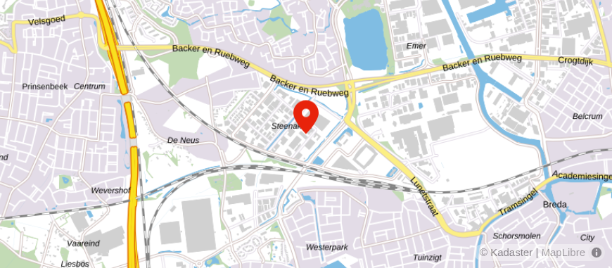 Locatie van Bertens Adviesgroep