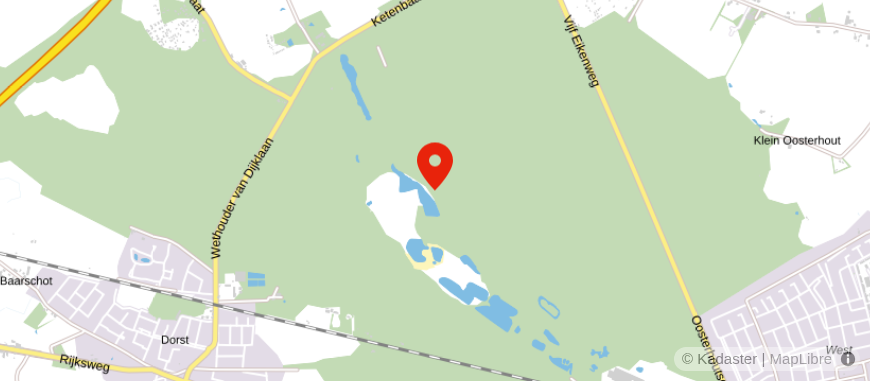 Locatie van Veldsink - vd Kolk