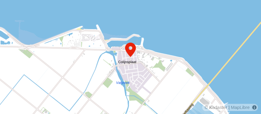 Locatie van Corstanje Assurantiën Colijnsplaat