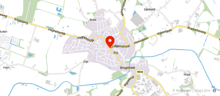 Locatie van Biemans Belastingadviseurs