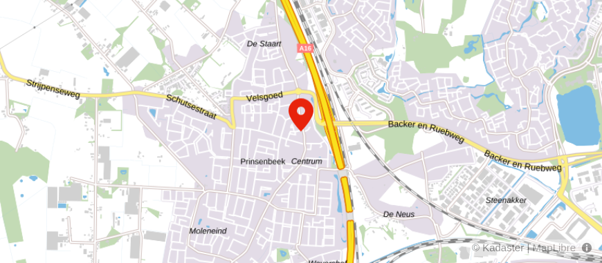 Locatie van Veldsink - Dirven
