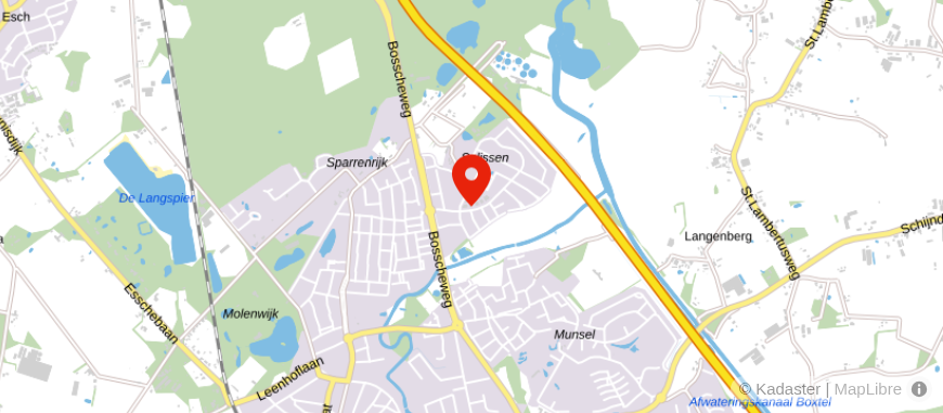 Locatie van Finenzo Boxtel en ASN Bank