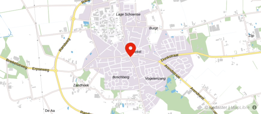 Locatie van Van Os & Partners Aankoopmakelaardij en Taxaties