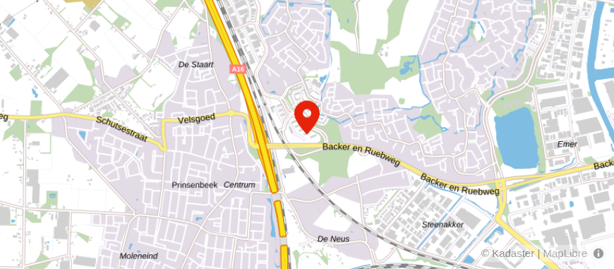 Locatie van ERA Focus makelaars Breda